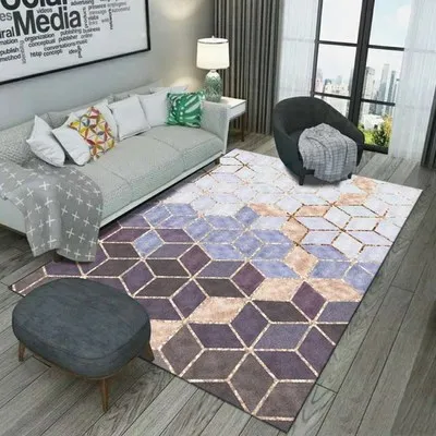 

Large Round Carpet 120cm mat Japanese modern minimaliloral Large size Wool carpets European 100% wool carpet