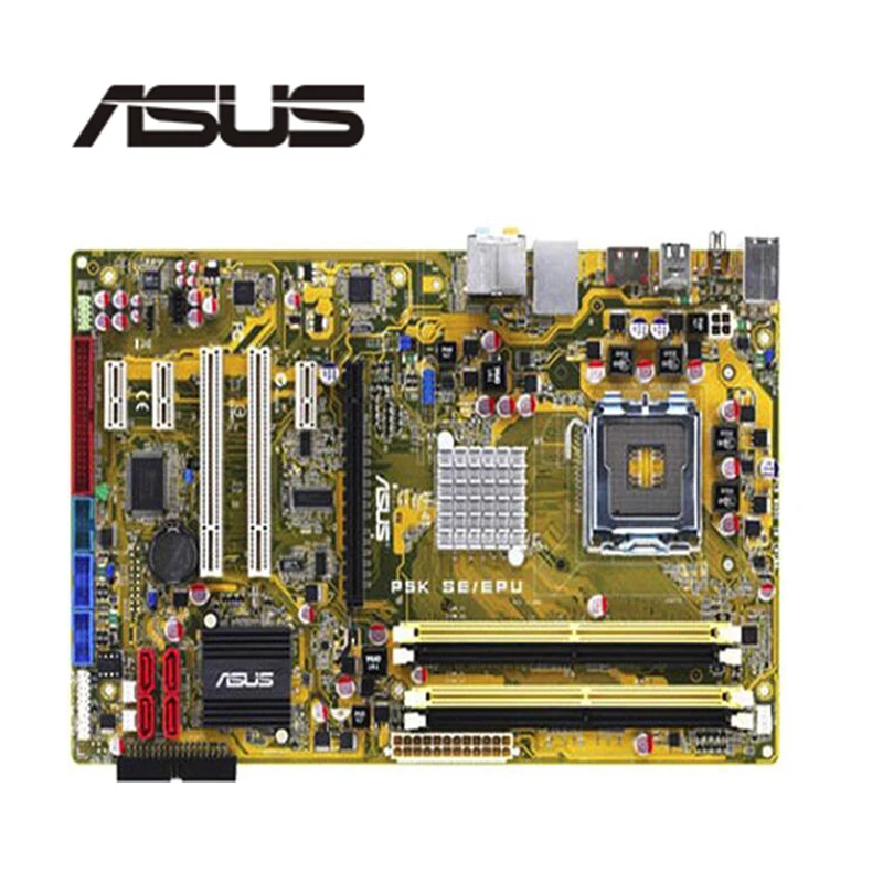 Материнская плата для настольного компьютера Asus P5K SE/EPU P35 Socket LGA 775 DDR2 оригинальная