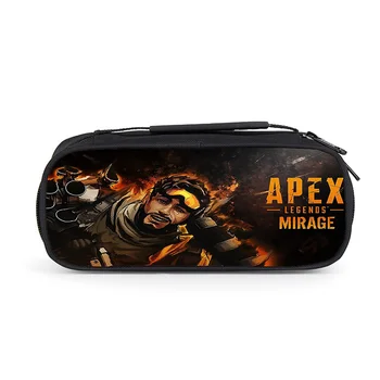 

Hot Game Apex legends Pencil Case 3D Cartoon For Children Zipper pencil Bag kpop Cosmetic Cases Kids Makeup Box School Supplies