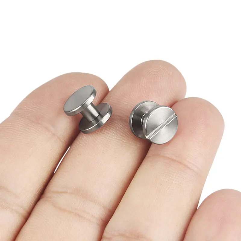 2pcs Titanium Waist Belt Screw Light Weight Waist Belt Lock Screw DIY Outdoor Tool