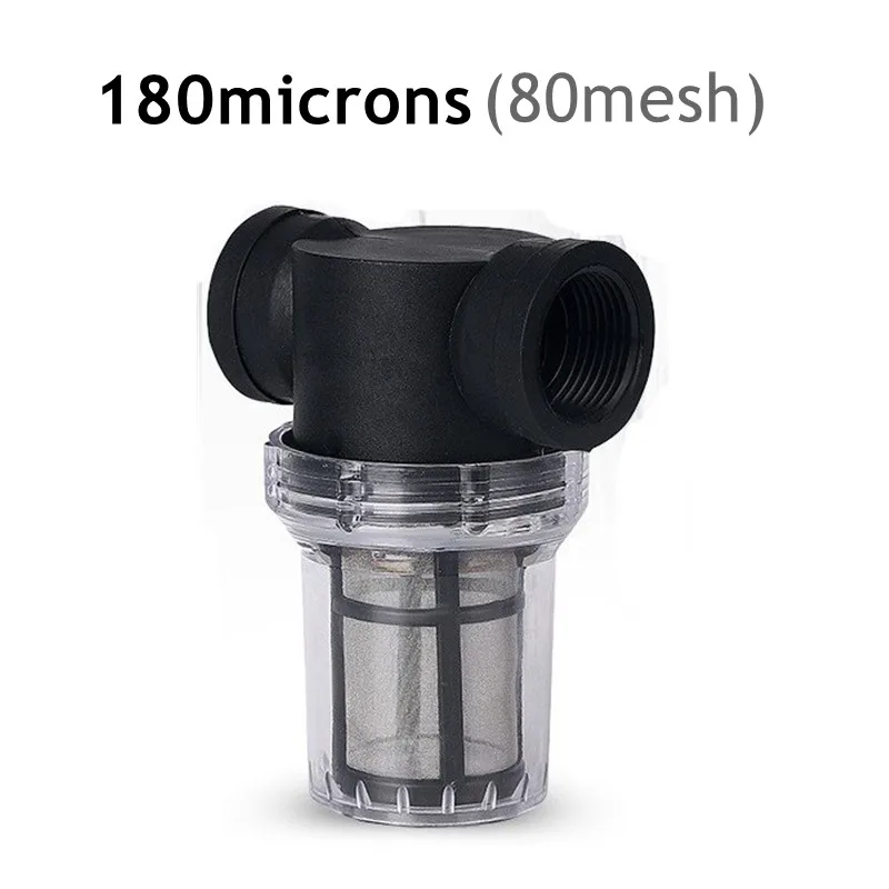 180microns 40/80 сетчатые садовые Соединительные элементы для воды ирригационный насос фильтр с высоким потоком садовый фильтр с трубопроводом кухонный кран Запчасти для сетчатого фильтра - Цвет: 180microns