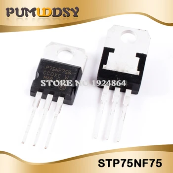 

50pcs STP75NF75 P75NF75 TO-220 TO220 75NF75 MOS FE new original free shipping IC