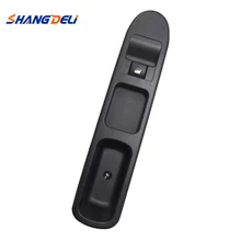 Para peugeot 307 interruptor da janela de energia regulador botão interruptor controle com painel frente lado direito