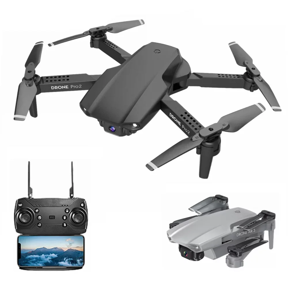 Lsrc New Mini Drone 4k 1080p Hd Camera Wifi Fpv Air Pressure Height Keep Gray And Black Foldable Quadcopter Rc Drone Toy Rc Helicopters Aliexpress