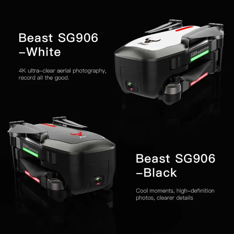 

SG906 GPS 5G WIFI FPV With 4K Ultra Clear Camera Brushless Selfie Foldable Optical Flow Positioning Hover RC Drone Quadcopter RT