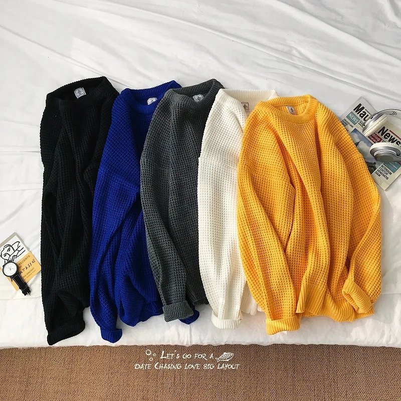 Winter Sweater Men Warm Fashion Sweter Solid Color Casual Knit Sweaters Man Loose Long-sleeved Pullover Men Sweter Clothes Winter Sweater Men Warm Fashion Sweter Solid Color Casual Knit Sweaters Man Loose Long-sleeved Pullover Men Sweter Clothes