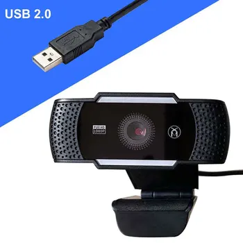 

Online Courses Video With Microphone Wired Drive Free Home Office 60fps Computer Webcam HD 1080P Plug And Play Work Conference