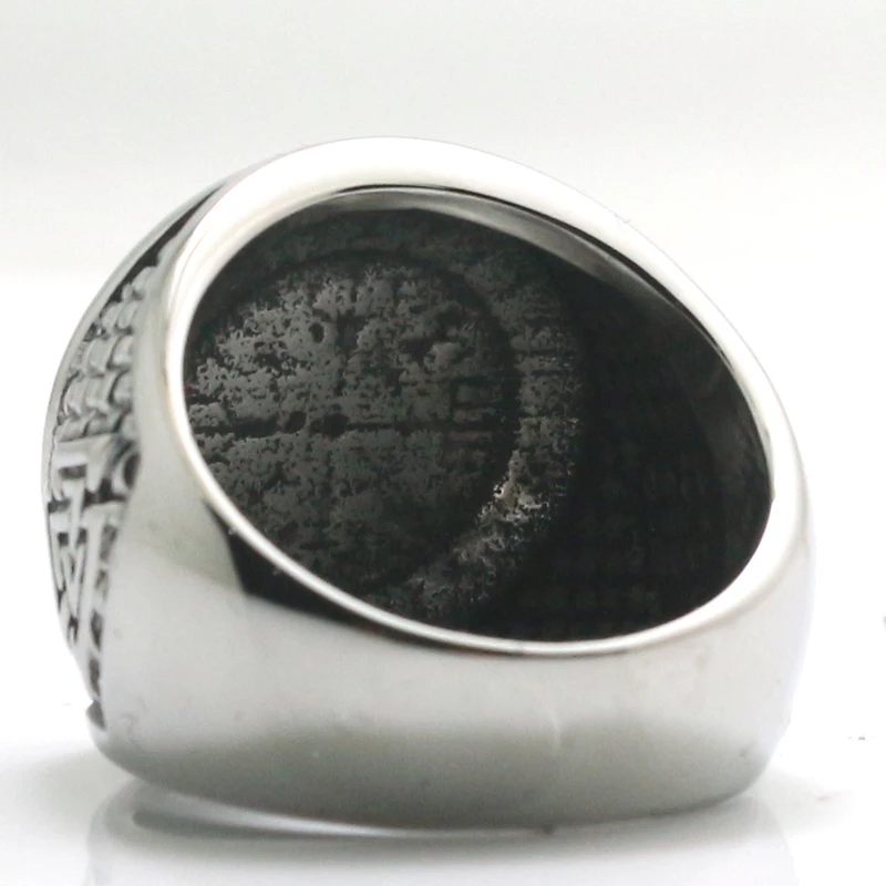 Размер от 7 до 15 мужские 316L из нержавеющей стали крутые серебряные амулет викинга новейшее кольцо