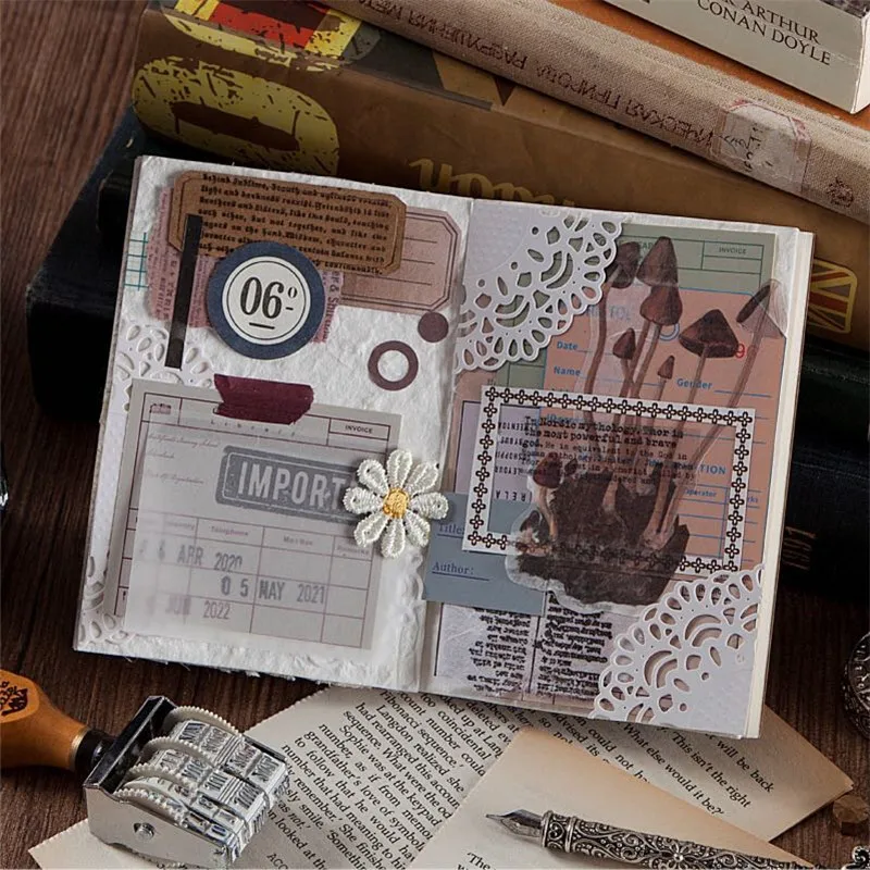 JIANWU15 листов блокнот для записей в стиле ретро|Блокноты| |