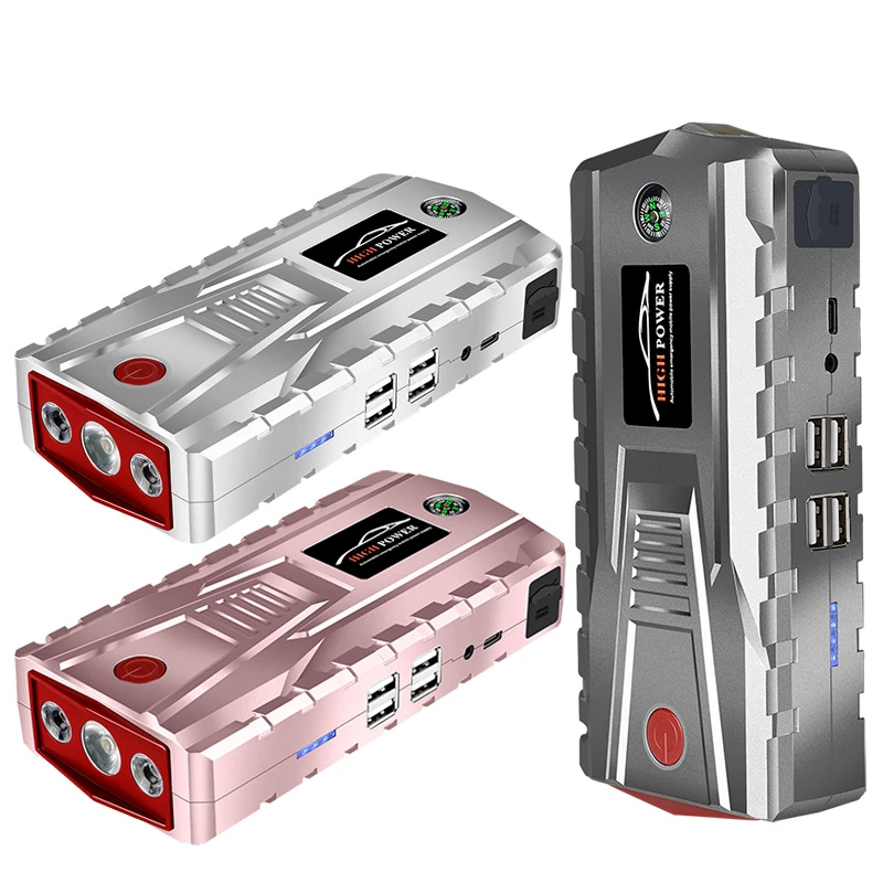  Fast Portable Charger 21000mAh Car Jump Starter Power Bank 12V 800A Engine Battery Charger Booster 