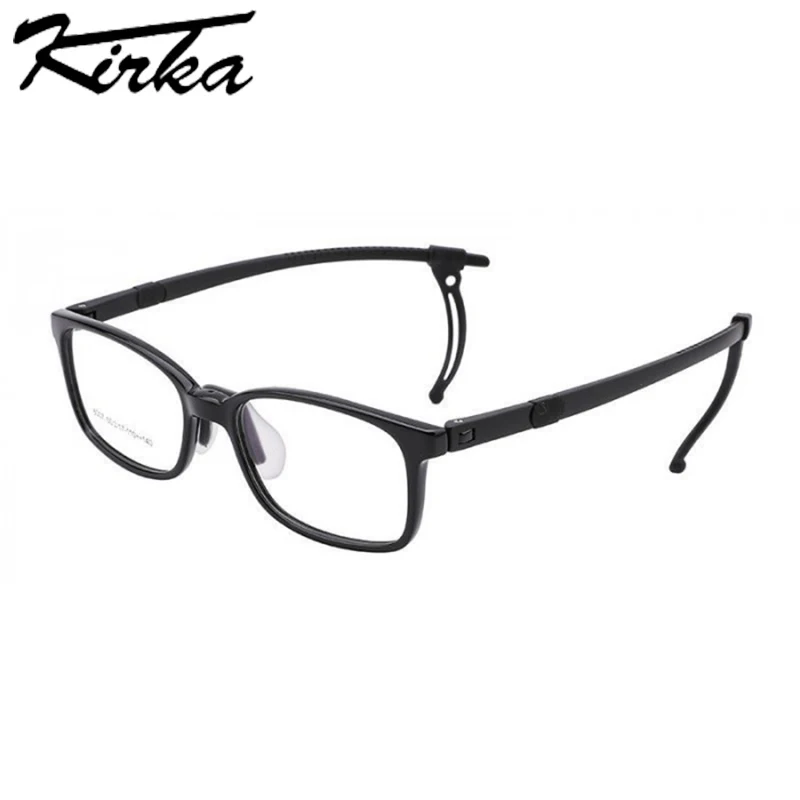 Kirka Kid Glasses Children Non-slip Temples TR90 Frame Eyeglasses Boy Girl Computer Eyewear Protect Eyes Child Glasses 8007