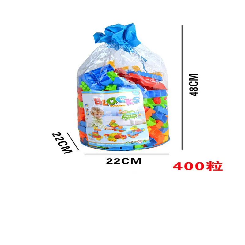 

Children Early Education Large Particles Inserted Building Blocks CHILDREN'S ENLIGHTEN Educational Paradise Storage Bag Building