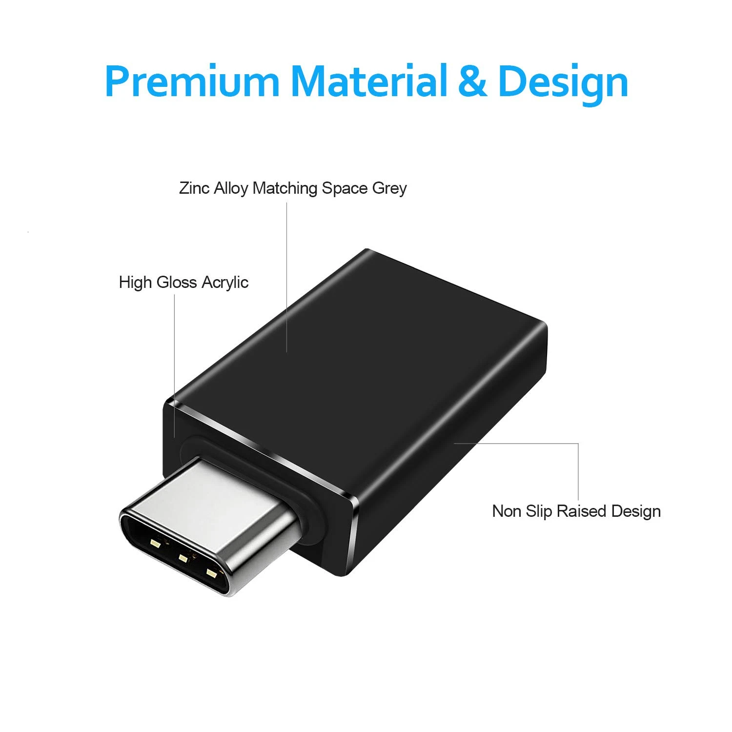 Адаптер USB C OTG usb type C на USB 3,0 с MacBook Pro samsung S10 S10+ S9 S9+ S8 S8+ Note 9 Google Chromebook