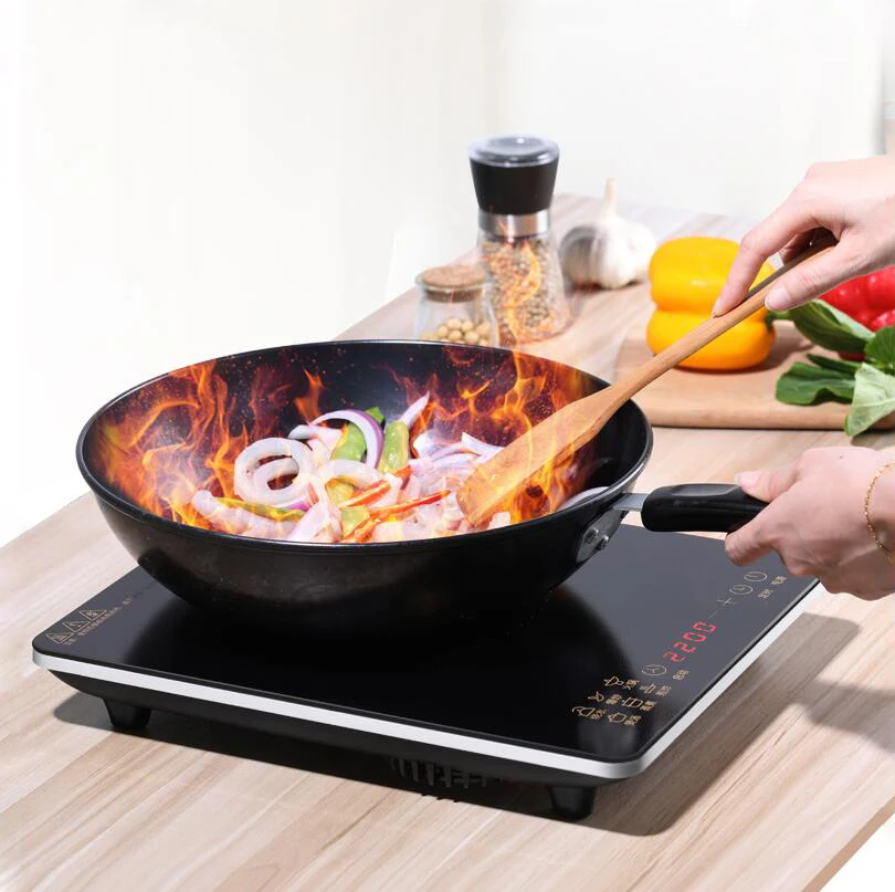 

2200W Induction Cooker for Home Hot Pot Cooking Energy-saving Induction Cooker Hot Tureen Kitchen Appliances