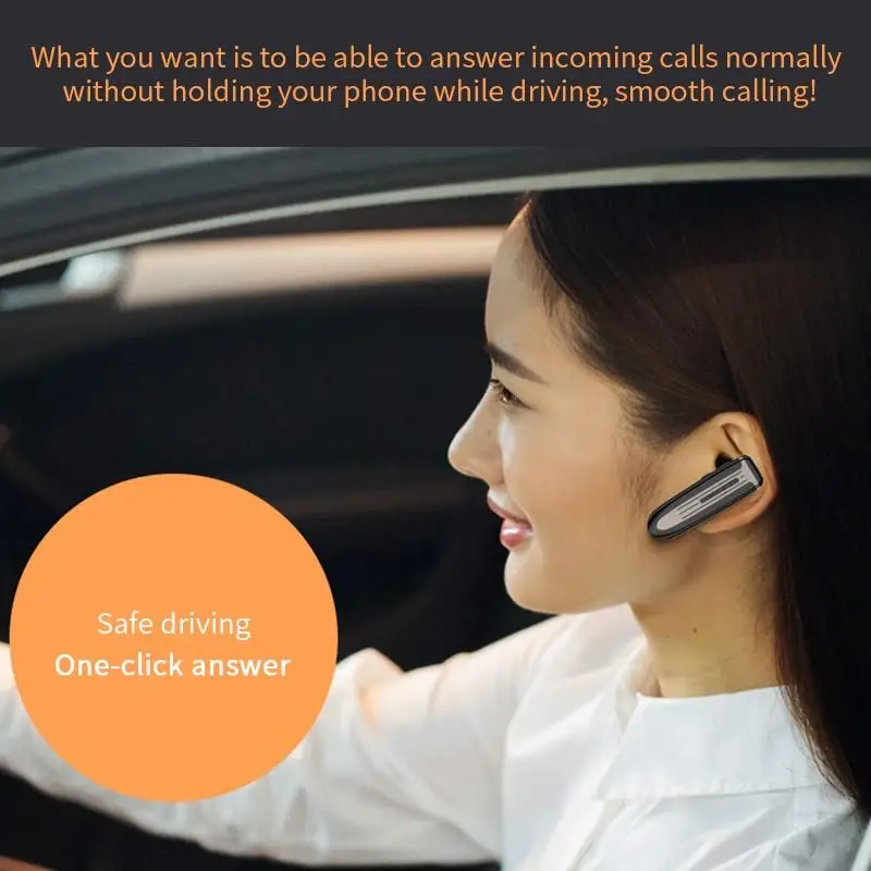 K3 Bluetooth 5 0 wireless headset in ear large battery long standby single ear hands free call headset fone de ouvido earbuds