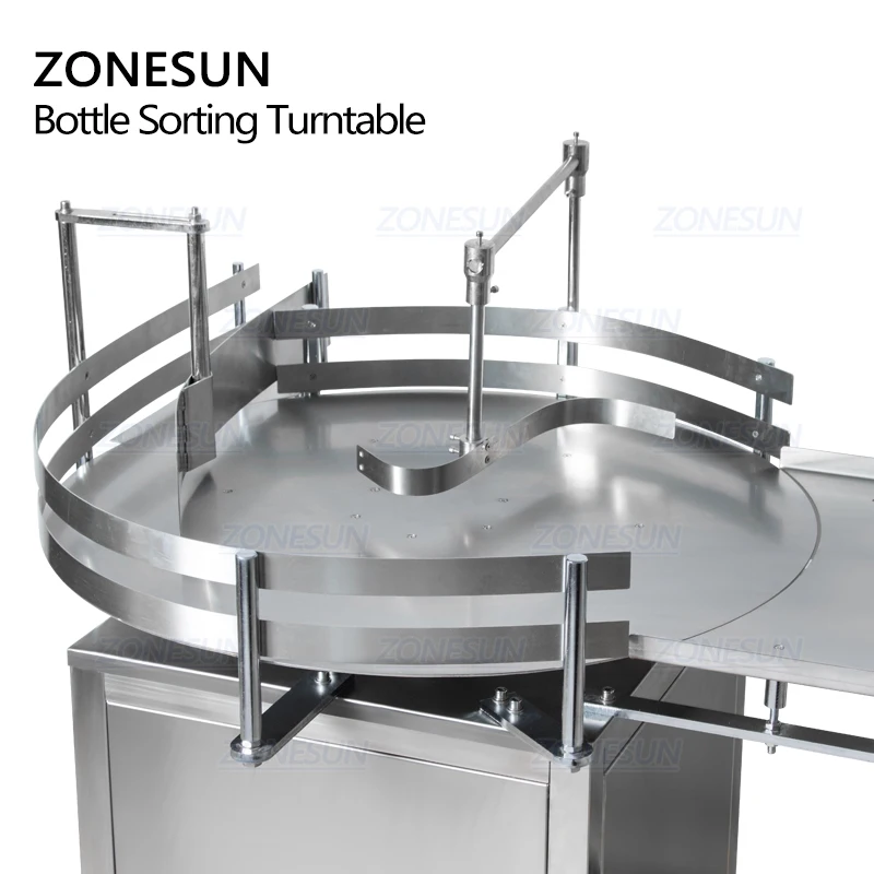 Автоматическая круглая вращающаяся пластиковая стеклянная бутылка ZONESUN