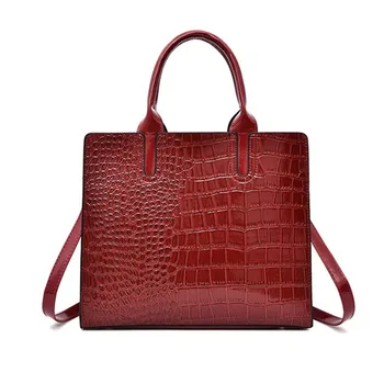 

Women Shoulder Bags Casual Crocodile Pattern Tote Crossbody Bags for Lady Luxury Handbags Bags Designer Female bolsa feminina
