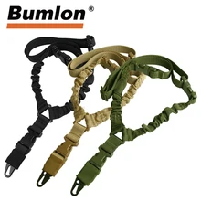 

Adjustable Tactical Sling Belt Single Point 1000D Heavy Duty Mount Bungee Kit Strap Sling Swivel Hunting Clothing Accessories