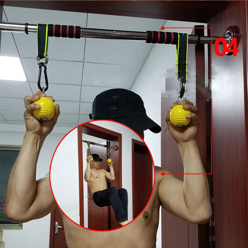 7.2cm Pull Up Balls Cannonball Grips for Finger Trainer Grip Strength Training Arm Muscles Barbells Gym Hand Grip Ball Exerciser