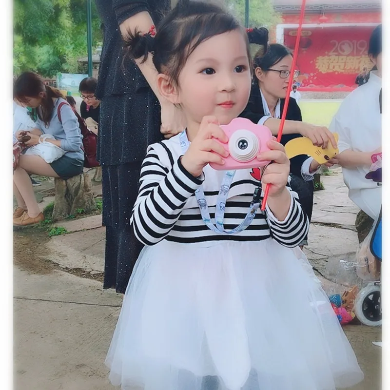 

New Style Mini Children Digital Camera High-definition Cartoon Mini Single-lens Reflex Camera Dual Lens Sports Photo Camera Toy