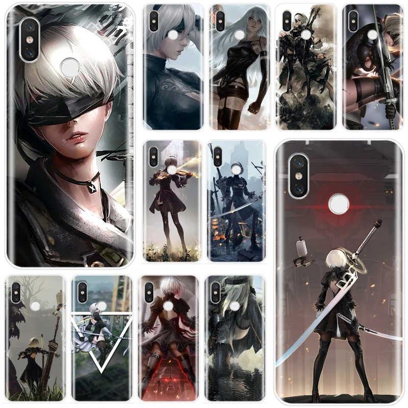 Мягкий силиконовый чехол для телефона Nier Automata Game из ТПУ Для xiaomi 4 4S 5 5S PLUS 5C 6 6X 8 8Pro 8SE