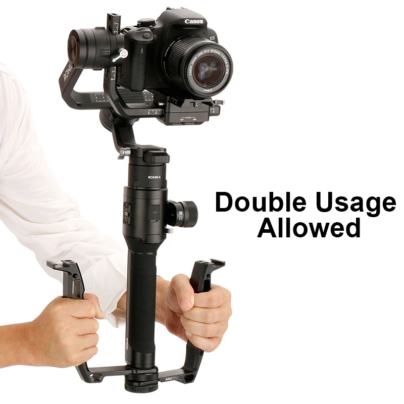 Uurig Dslr Estabilizador L-tipo Suporte Alça Aperto Monitor Aplicável para Zhiyun Guindaste Dji Ronin rs Weebill Cardan - Image 5