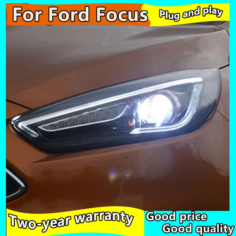 Автомобильный Стайлинг 2 шт./1 комплект светодиодный фонарь для ford focus фара