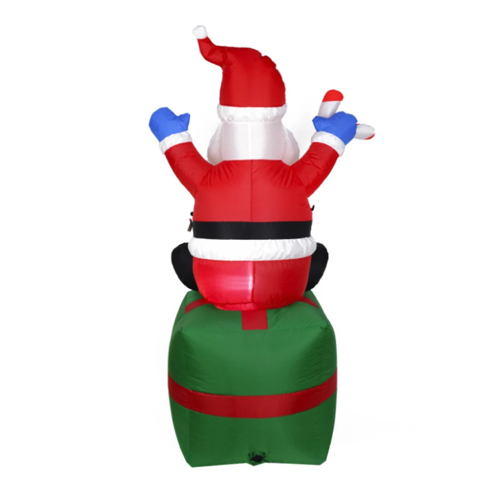 Inflatable Statue Gift Package Christmas Yard Garden Hotel Drop Ornaments 1.8M Giant Toy Supper Market Party Decor New Year