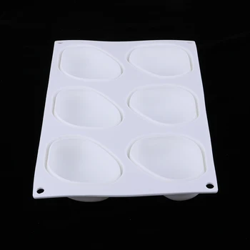 

6-Cavity Cobblestone Silicone Mousse Chocolate Dessert Cake Baking Mold Tool