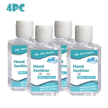 

60ML*4 Disposable Hand Sanitizer Gel Portable Long-lasting Speed Drying Hand Sanitiser Household Cleaners Antiseptic Hand Gel