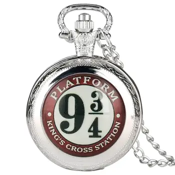 

Quartz Pocket Watch Adorable Sign Sticker Pocket Watches Delicate Full Cover Pendant Watch with Round Dial Utility Slim Chain