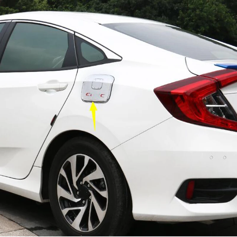 

For Honda 10 Generation Civic Fuel Tank Cover Decorative Tape Protective Cover Modified Anti-Scratch