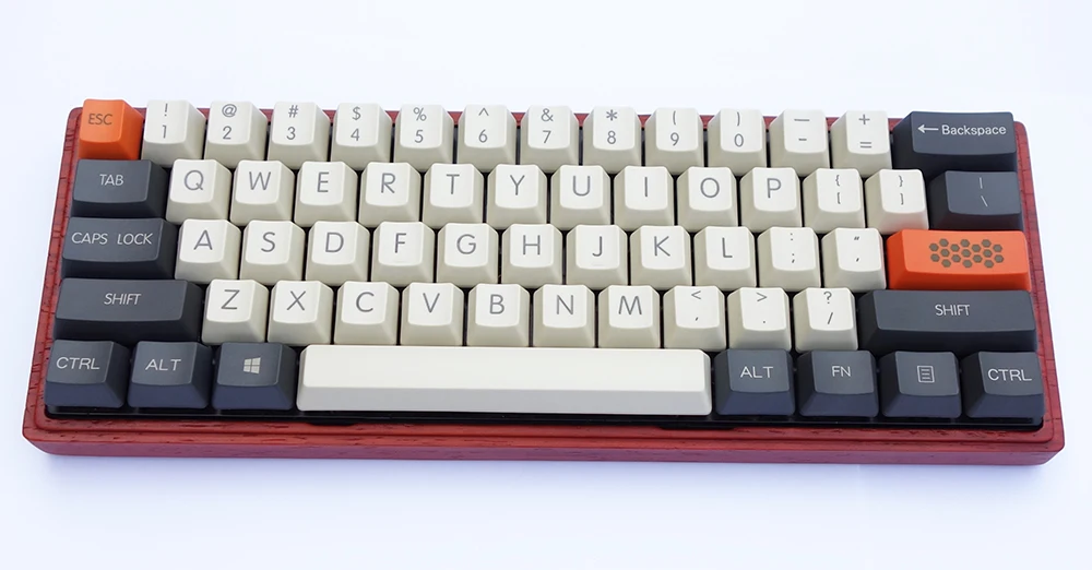 NPKC Винтажный стиль Duke Orange OEM толстые PBT брелки ANSI ISO темно-серый бежевый оранжевый для Cherry MX переключатели механическая клавиатура