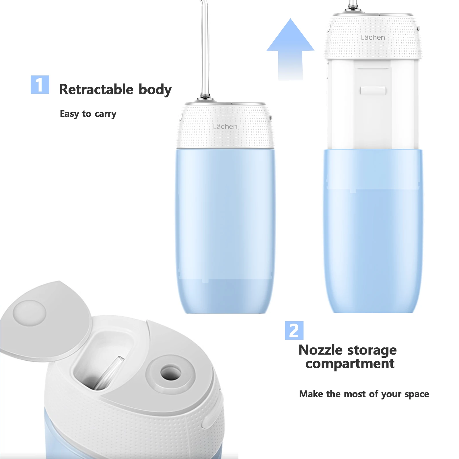 ROAMAN MINI1 полости рта Iirrigator USB Перезаряжаемые Портативный зубная водная струя нить