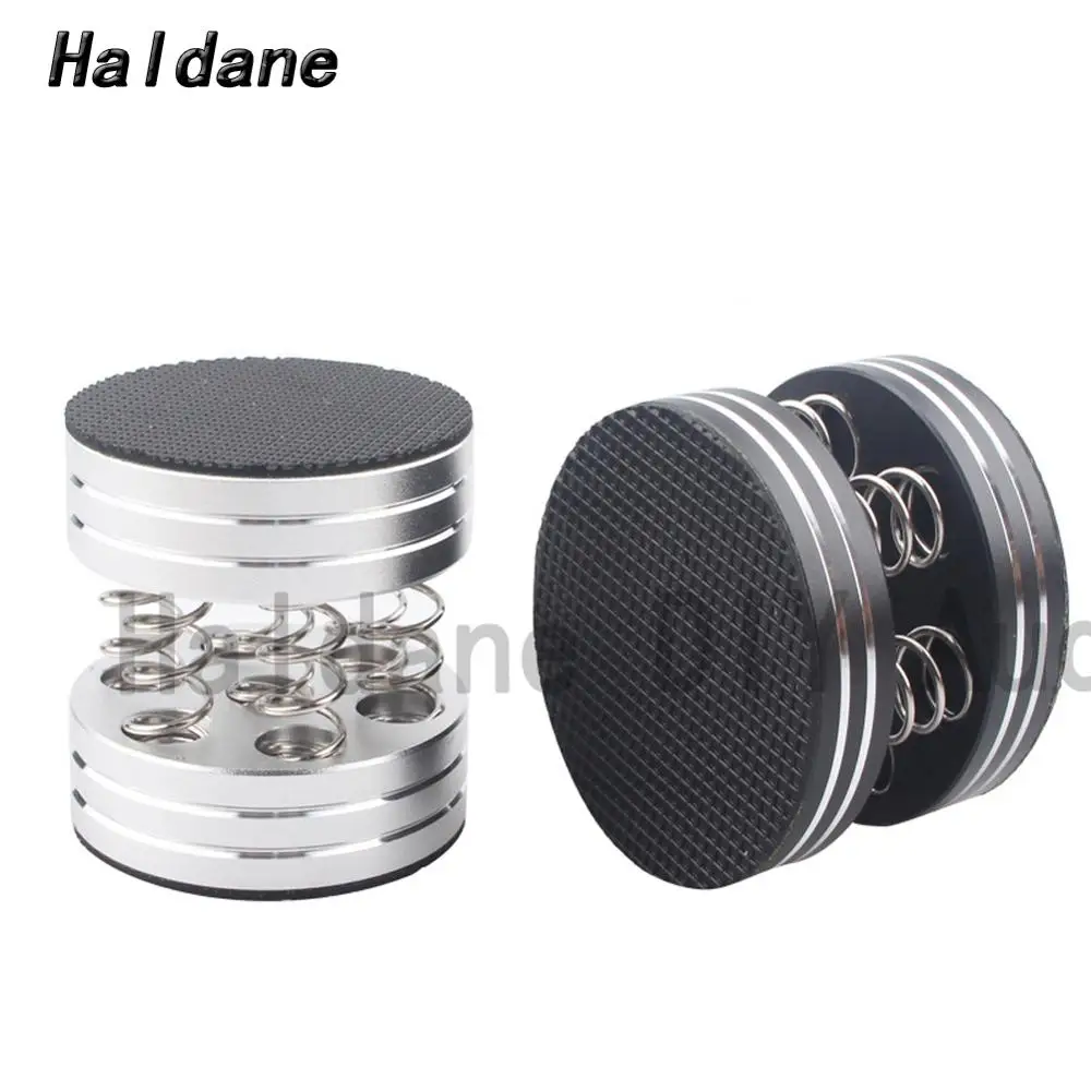 Haldane 4pcs HIFI Aluminum Alloy Speaker Spike Audiophile Shock Spikes Spring Damping Pad Audio Stand Feet Amp Cone | Электроника