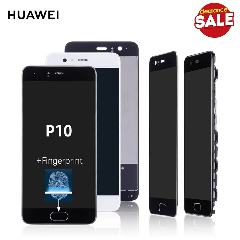 

Original LCD For Huawei P10 Display Touch Screen VTR-L09 VTR-L10 VTR-L29 Digitizer For Huawei P10 LCD Display Replacement