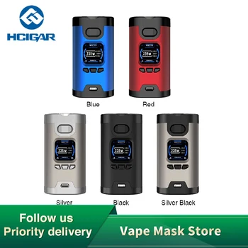 

Original Hcigar Wildwolf TC MOD with 235W Max Output & Towis XT235 Chipset & 1.3 Inch TFT Color Screen No 18650 Battery Ecig Mod