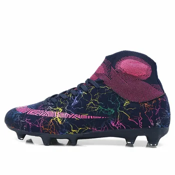 

Men's soccer shoes, sports shoes, indoor soccer shoes and high-top football shoes, multi-color optional youth soccer shoes