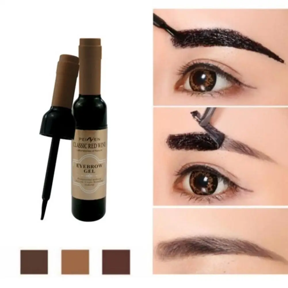 1pcs Eyebrow Gel Dye Black Coffee Gray Waterproof Eye Brow Shadow Eyebrow Gel Natural Long Lasting Eye Brow Tattoo Shadow