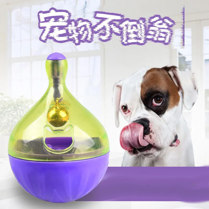 Pet Tumbler устройство подачи шариков для еды, игрушка устойчивая к укусам, Колокольчик для Создания звука, обучающая игрушка для собак, цветная коробка, упаковочная коробка