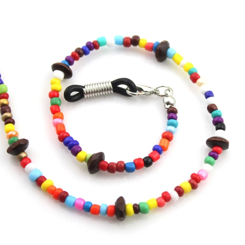 

Reading Glasses Chain Mixed Color Bead Sunglasses Holder Eyewear Neck Strap Rope LX9E