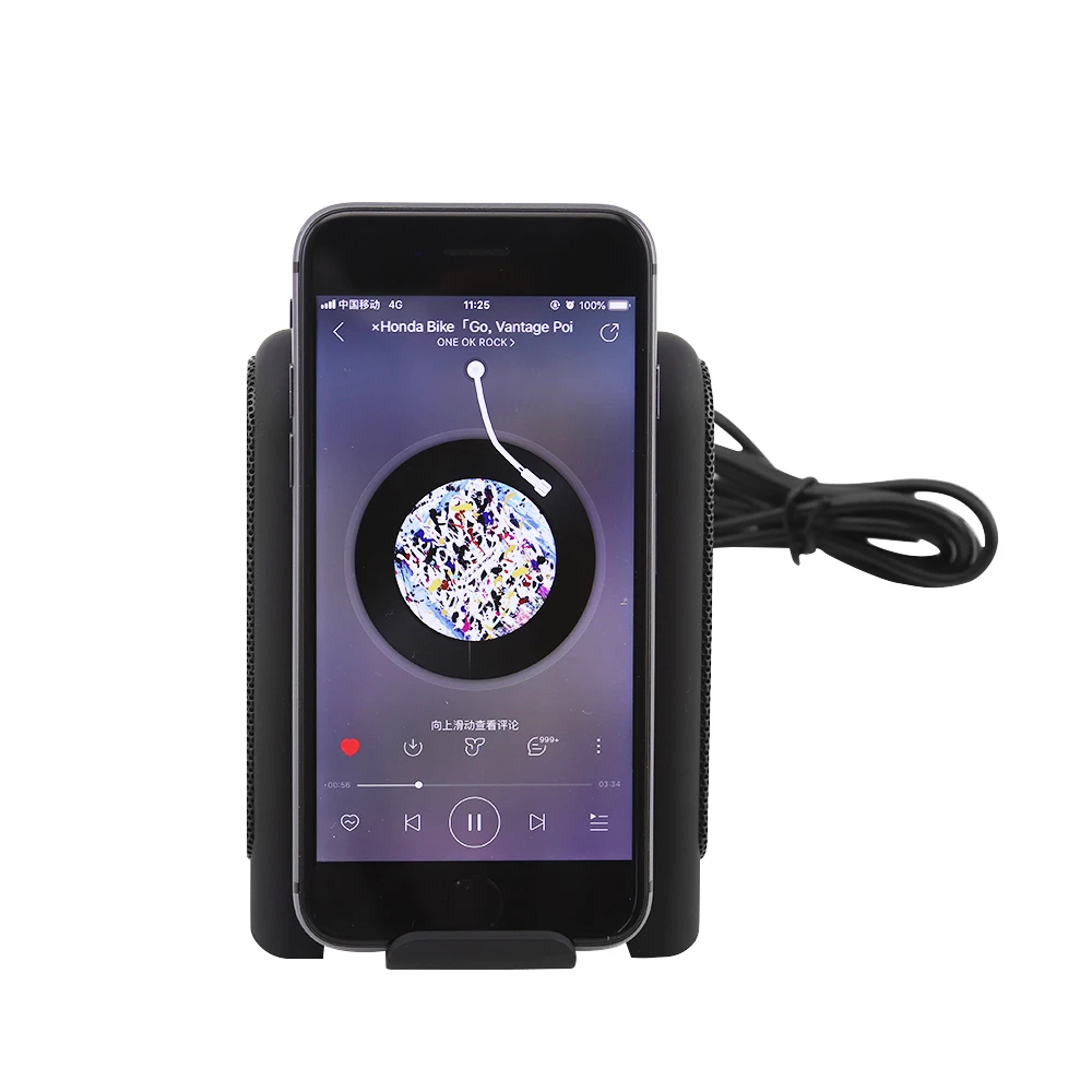 CHYI Bluetooth 3d Музыкальная стерео Колонка Мини Комбо Многофункциональный BT громкий динамик поддержка беспроводной зарядки для смартфон Huawei