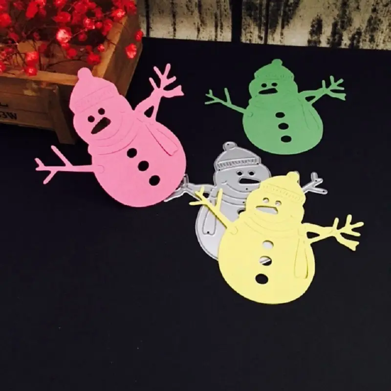 

1Set Christmas Snowman Metal Cutting Dies Stencil DIY Scrapbooking Album Stamp Paper Card Embossing Crafts Decor