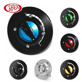 

For GSXR600 GSXR 600 2005-2016 2017 2018 Motorcycle Fuel Tank Cap CNC Aluminum Keyless Twist off Nimble Quick Lock Gas Cover