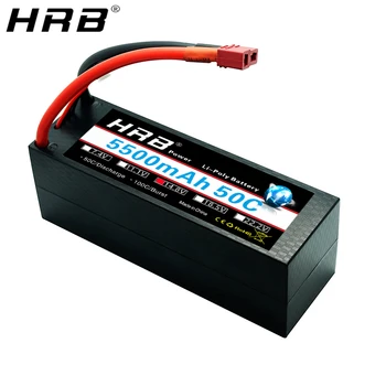 

HRB Lipo 4S Battery 14.8V 5500mah 50C Hard Case XT60 T Plug XT90 EC5 XT90-S RC FPV Helicopter Quadcopter Airplane Car Boat Parts