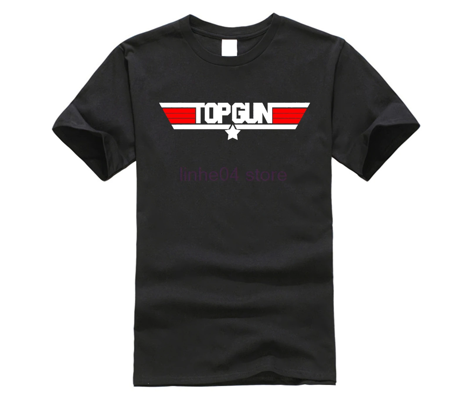 

2019 Latest Tees Shirt Top Gun Maverick T-Shirt Men's Stylish Fit Short Sleeved Summer Shirts Men's XXXL Size Fan Apparel