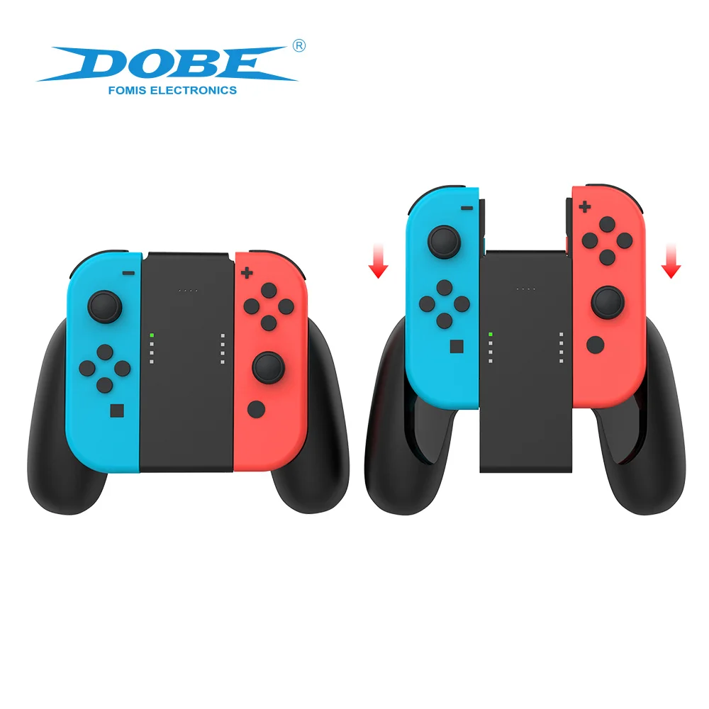 DOBE 2000mAh Charging Grip Dock Station for Nintendo Switch Joy-Con Charger for Gamepad with Cable Charging Indicator