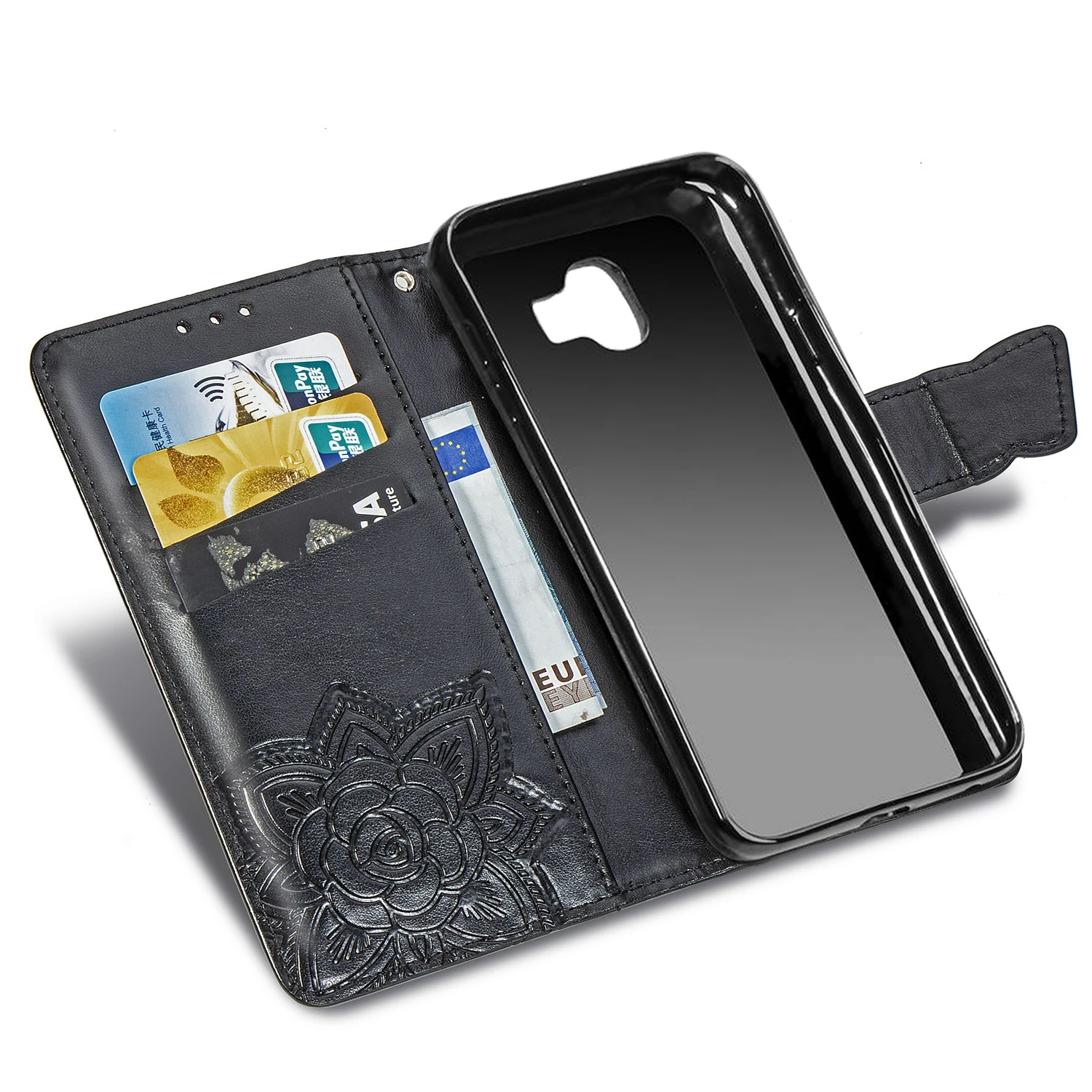 Кожаный флип чехол для Samsung J2 J4 J6 A7 A8 M20 M30 A10 A20 A40 A50 Note 8 9 S7 S8 S9 edge Core Plus prime 2018 сотового