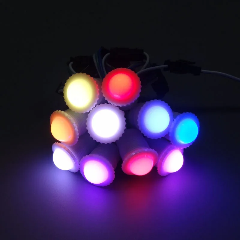 Бесплатная доставка DC5V ws2811IC 5050SMD1 светодиодный цифровой светильник RGB диаметр 16