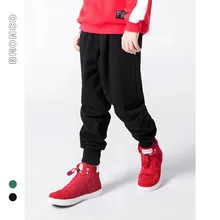 BC/детская одежда из вельвета, для мальчика, штаны с начесом и плотное Цвет спортивные брюки на осень и зиму, костюм из трех Цвет карман на подкладке из искусственного бархата Big